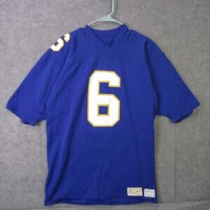 Vintage Minnesota Vikings Football Jersey Mens Large Purple NFL Sand-Knit Mesh